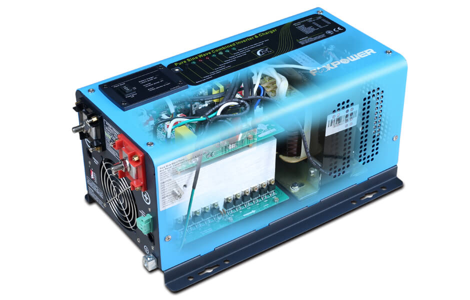 Prime low frequency pure sine wave inverter charger 3000W internal view