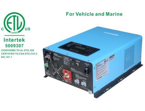 ETL certified UL458 Inverter charger for vehicle